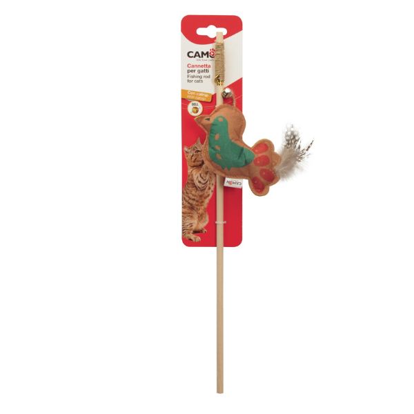 Camon - Gioco Cannetta in Poliestere e Legno con campanelli