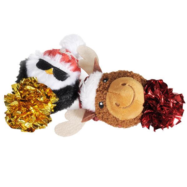 Camon - Gioco Natalizio per Gatto in Peluche con Effetto Frusciante