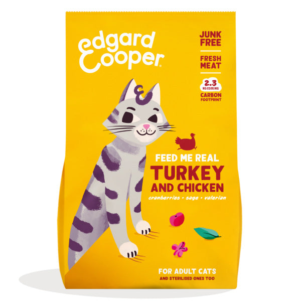 Edgard&Cooper - Cat Adult Tacchino e Pollo Freschi