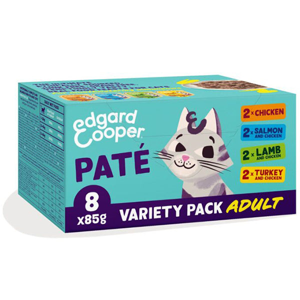 Edgard&Cooper - Cat Adult Multipack Gusti Misti Paté