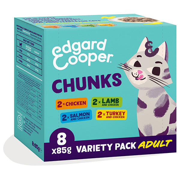 Edgard&Cooper - Cat Adult Multipack Gusti Misti Bocconcini in Salsa