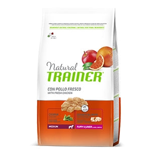 Trainer - Natural Puppy & Junior Medium con Pollo Fresco e Riso