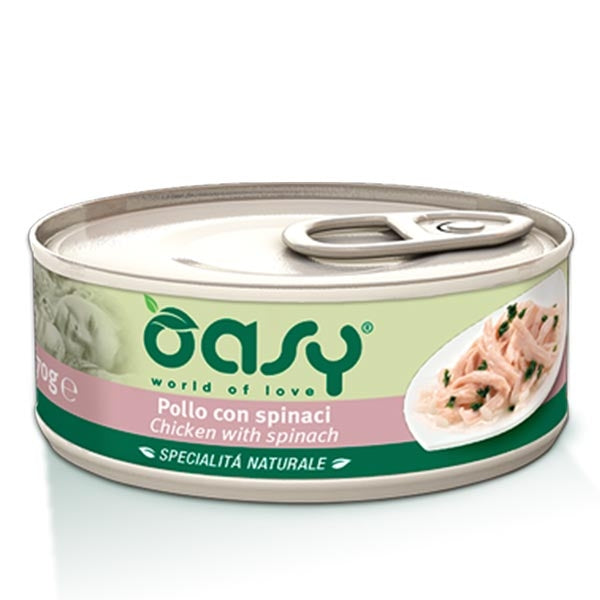 Oasy - Specialità Naturale Pollo con Spinaci