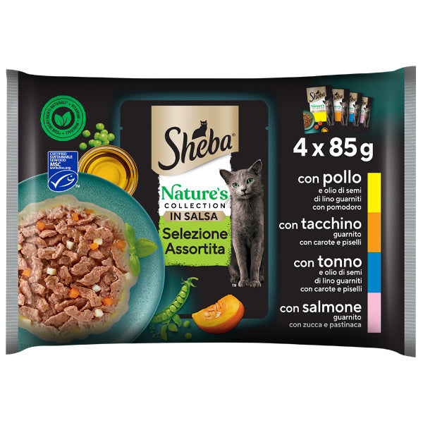 Sheba - Nature’s Collection Selezione Assortita in Salsa