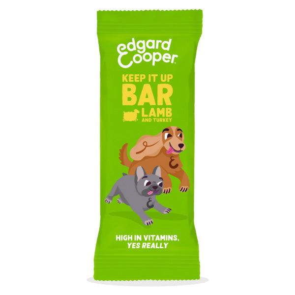 Edgard&Cooper - Barretta Snack per Cani all'Agnello e Tacchino