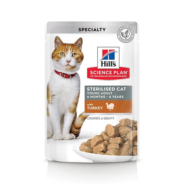 Hill's - Science Plan Young Adult Sterilised Cat con Tacchino