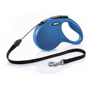 Flexi - Guinzaglio New Classic Blu con Corda