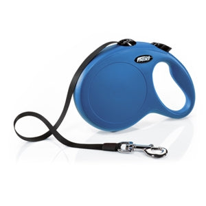 Flexi - Guinzaglio New Classic Blu con Fettuccia