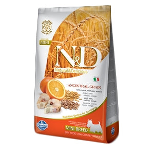 Farmina - Natural & Delicious Ancestral Grain Adult Mini con Merluzzo e Arancia