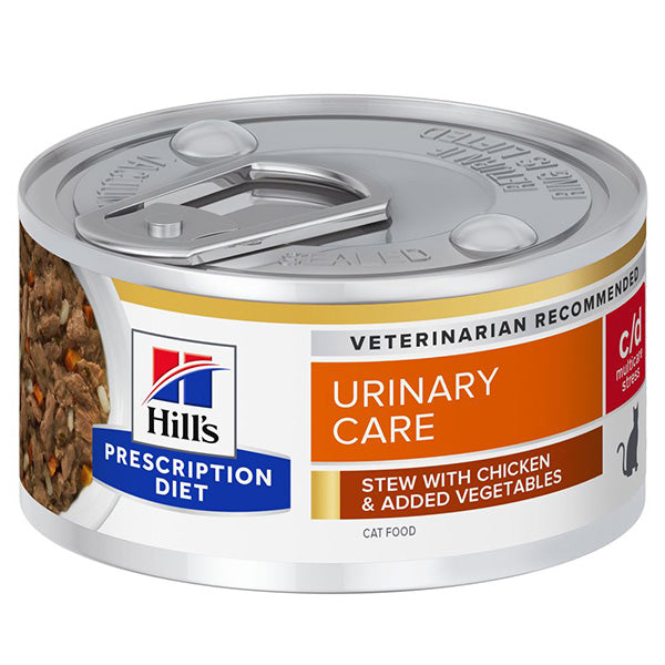Hill's - Prescription Diet c/d Urinary Care Multicare Stress Spezzatino con Pollo e Verdure