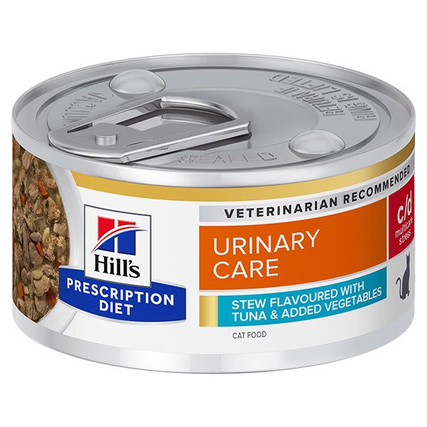 Hill's - Prescription Diet Cat c/d Multicare Stress Urinary Care Spezzatino con Tonno e Verdure