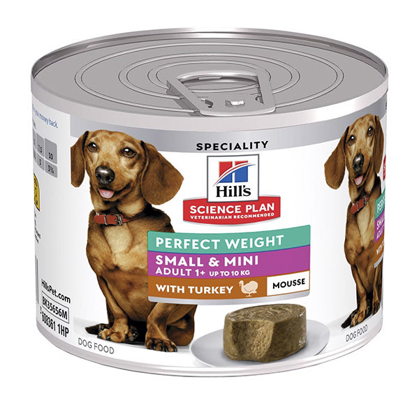 Hill's - Science Plan Adult Small & Mini Perfect Weight Mousse con Tacchino