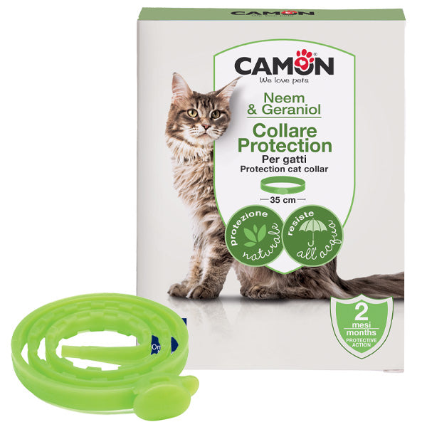Camon - Collare Barriera all'Olio di Neem per Gatti