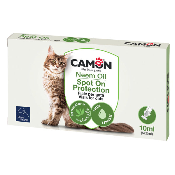 Camon - Fiale Spot-On per Gatti all’Olio di Neem