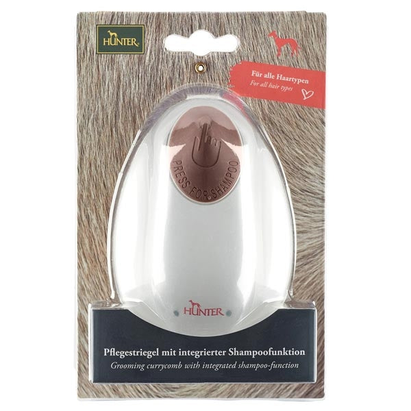Hunter - Striglia per Toelettatura con Funzione Shampoo