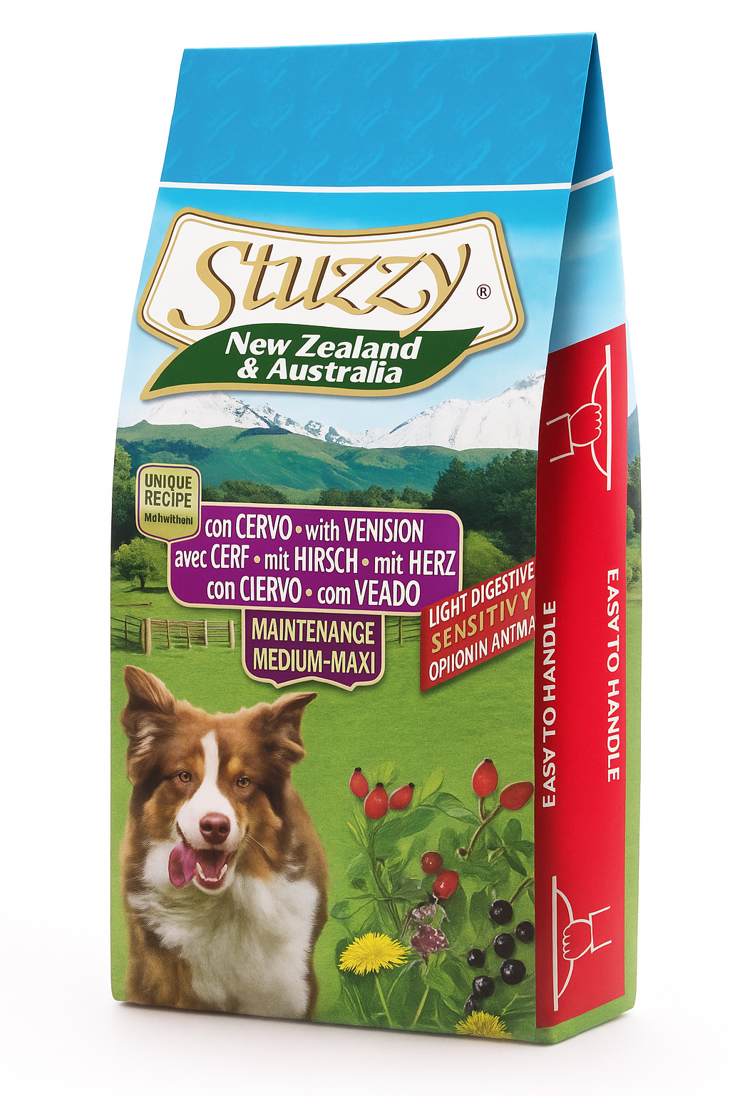 Stuzzy Dog - New Zealand & Australia con Cervo