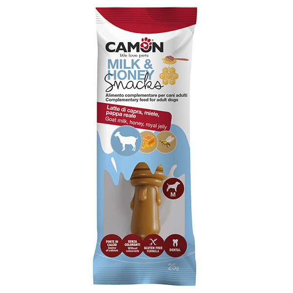 Camon - Dog Snack Milk & Honey Stick M