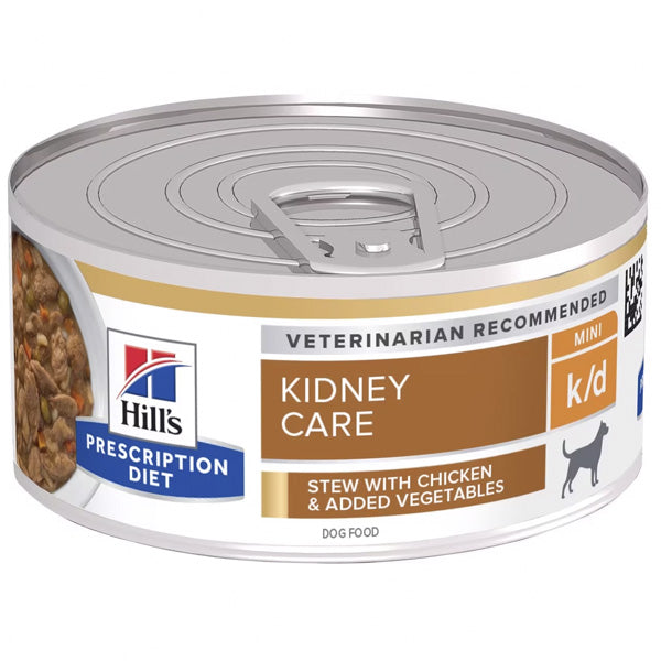 Hill's - Prescription Diet Canine Mini k/d Kidney Care Spezzatino con pollo e verdure