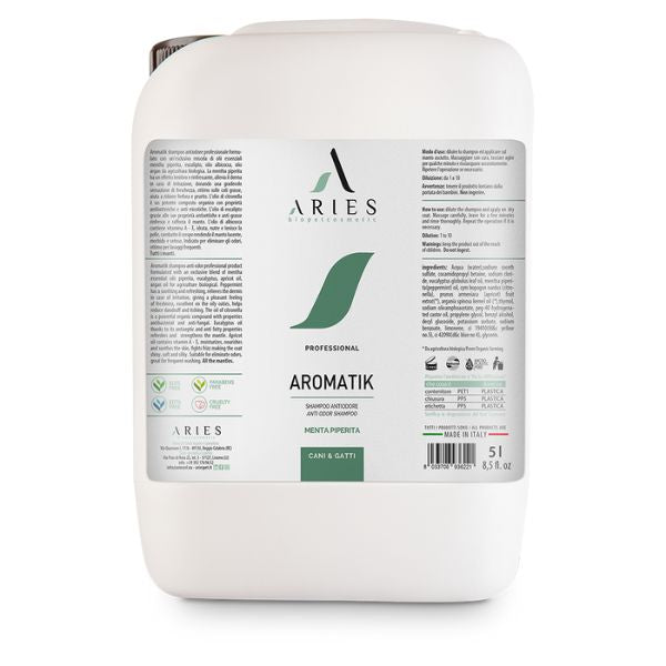 Aries - Aromatik Shampoo Antiodore Per Cani E Gatti
