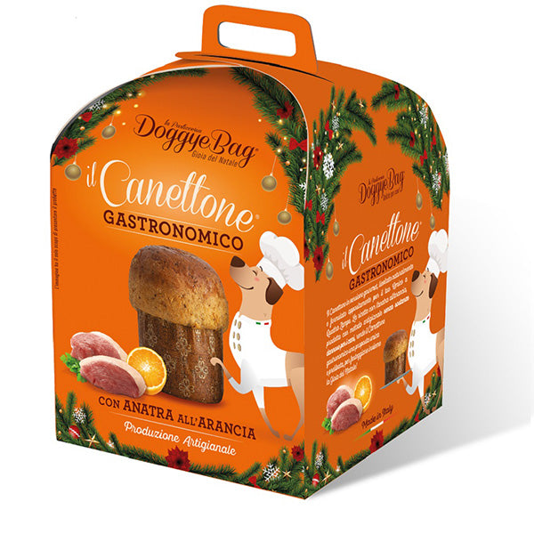 Doggye bag - Canettone Gastronomico per Cani con Anatra all'arancia