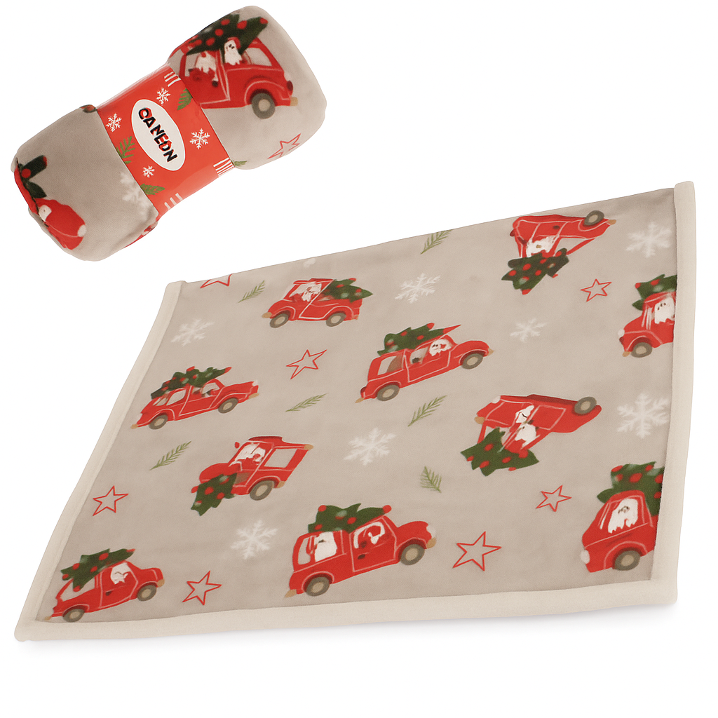 Camon - Coperta di Natale Super Soft per Cani e Gatti