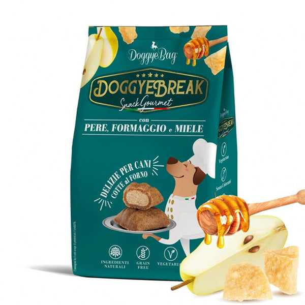 Doggye bag - DoggyeBreak Snack Vegetale con Formaggio Pere e Miele
