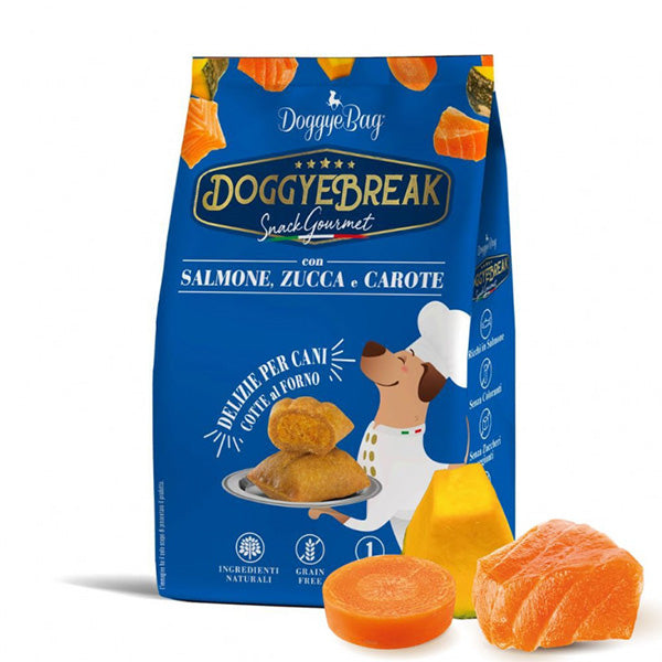 Doggye bag - DoggyeBreak Snack con Salmone Zucca e Carote