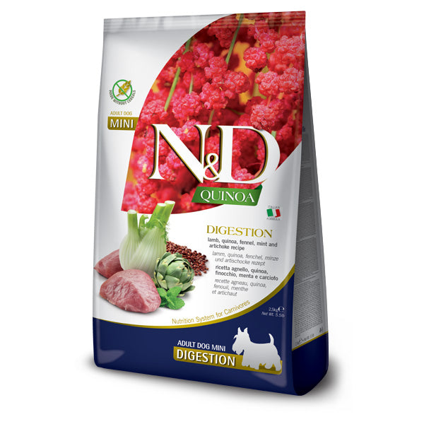 Farmina - Natural & Delicious Mini Quinoa Digestion Agnello Grain Free