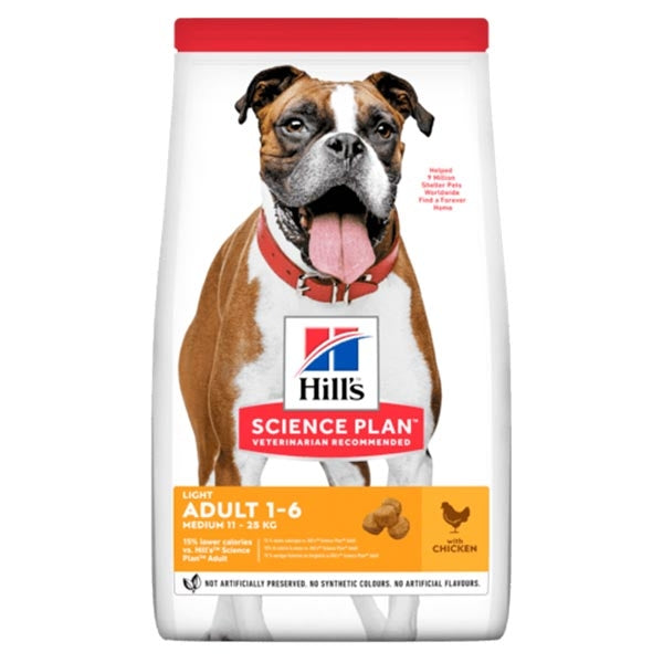 Hill's - Science Plan Light Adult Medium con Pollo