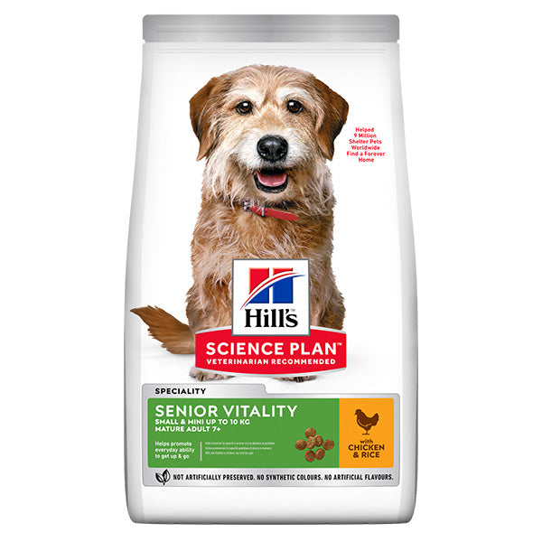 Hill's - Science Plan Senior 7+ Vitality Small & Mini con Pollo e Riso