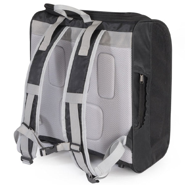 Camon - Zainetto Trasportino Per Cani e Gatti Nero