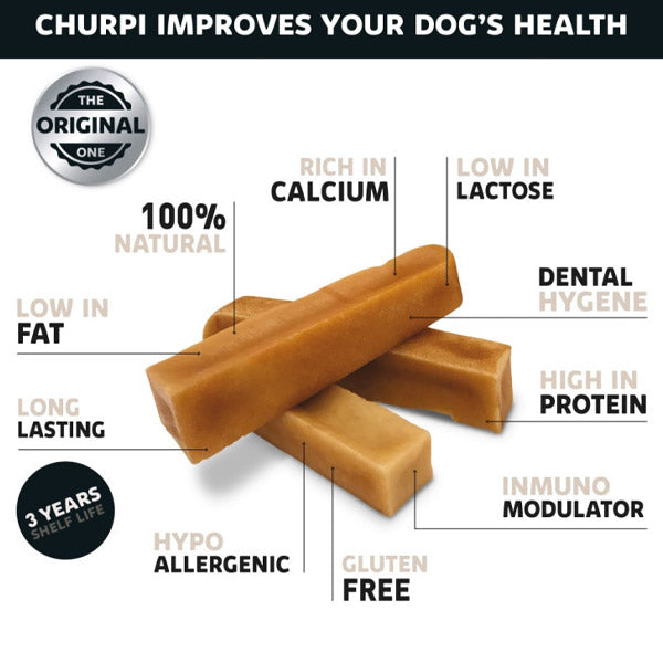 Gusto - Churpi Snack Barretta Per Cani Naturale Al Latte