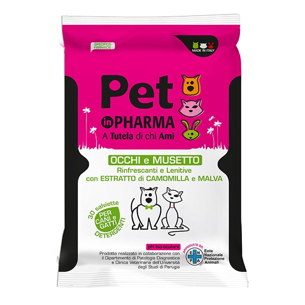 Alsipharma - Pet in Pharma Salviette Detergenti Occhi e Musetto
