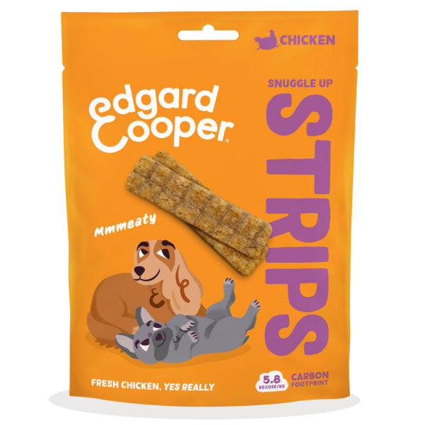Edgard&Cooper - Striscette Snack Cani al Pollo