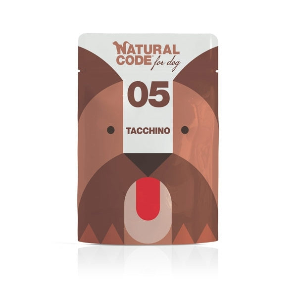 Natural Code - Adult Dog Pouch 05 Tacchino