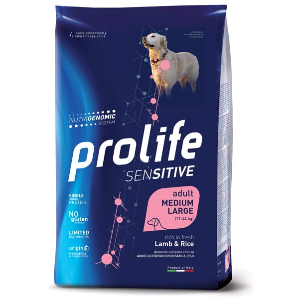 Prolife - Sensitive Adult Medium/Large Lamb & Rice