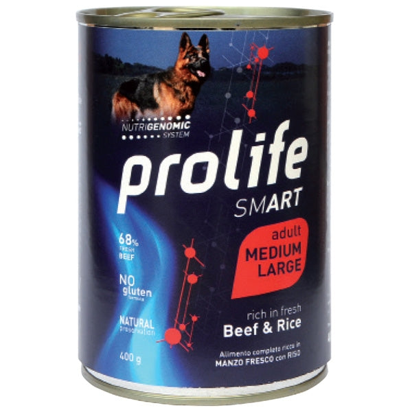 Prolife - Smart Adult Medium/Large Beef & Rice Umido