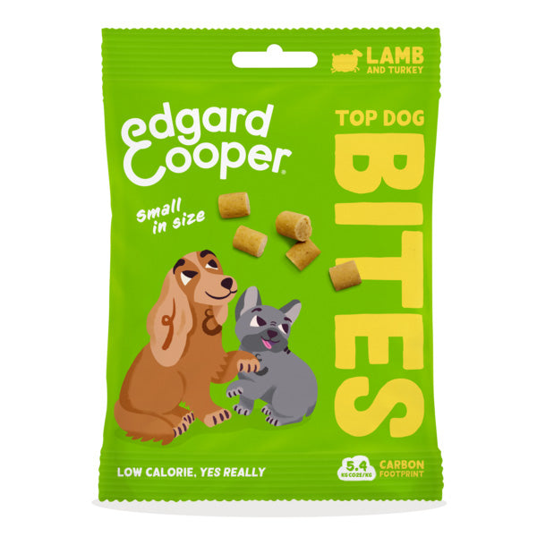 Edgard&Cooper - Snack Cani Bocconcini Top Dog Bites Agnello