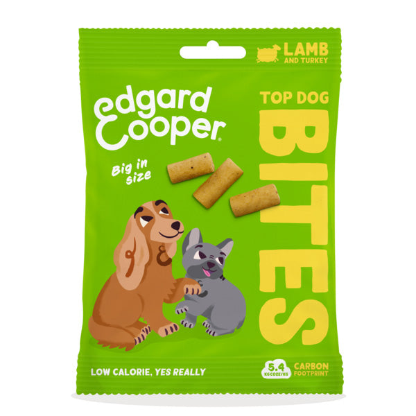 Edgard&Cooper - Snack Cani Bocconcini Top Dog Bites Agnello