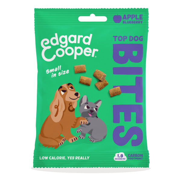 Edgard&Cooper - Snack Cani Bocconcini Top Dog Bites Mela Small