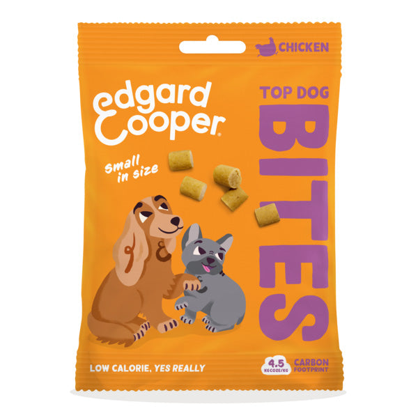 Edgard&Cooper - Snack Cani Bocconcini Top Dog Bites Pollo Small