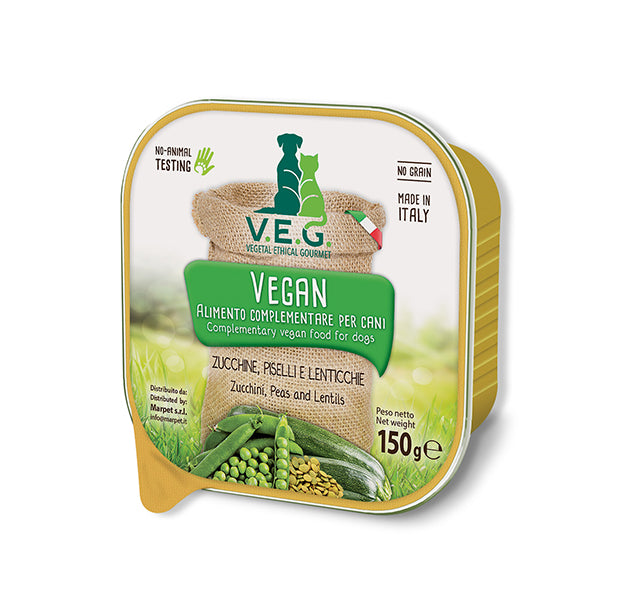 Marpet - Vegan Dog con Zucchine, Piselli e Lenticchie