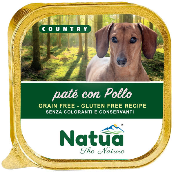 natua - Country Adult Dog Patè Pollo