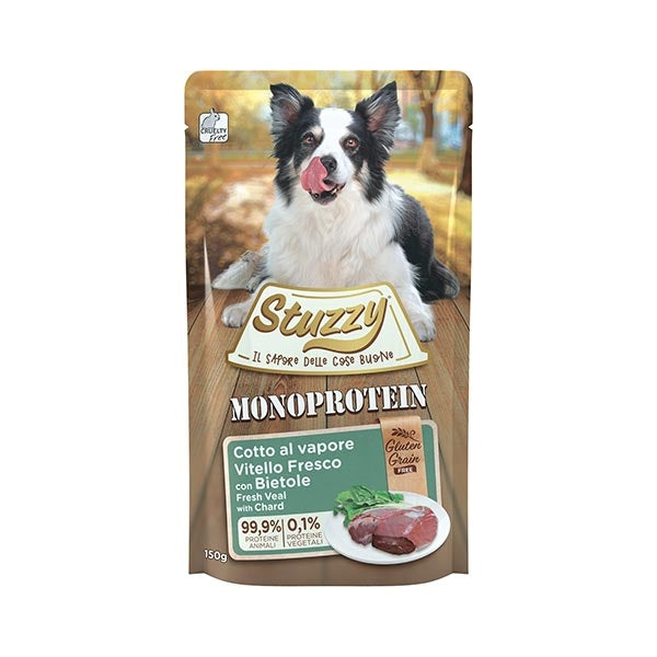 Stuzzy Dog - Monoprotein Grain & Gluten Free con Vitello Fresco e Bietole