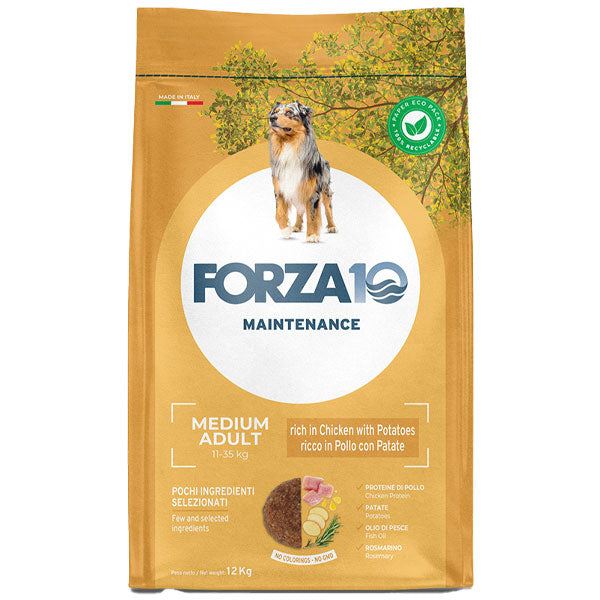 Forza10 - Dog Adult Maintenimento Medium Pollo e Patate