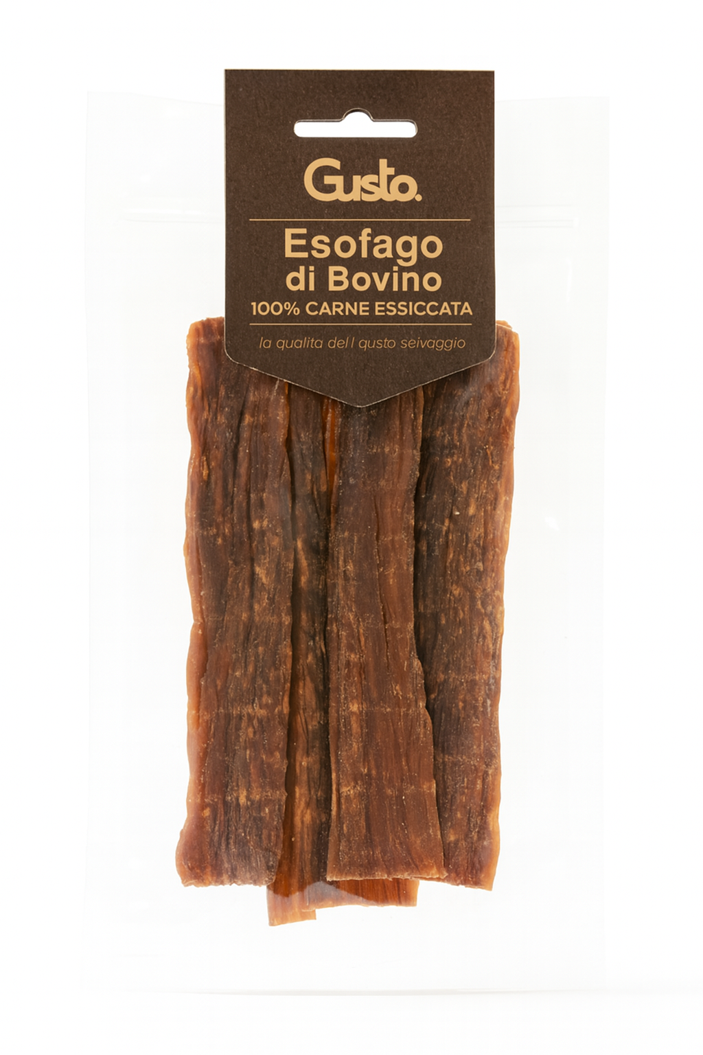 Gusto - Snack Esofago di Bovino 100% Essicato