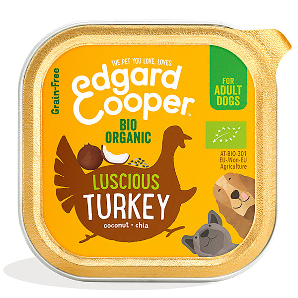 Edgard&Cooper - Dog Adult Tacchino Biologico Senza Cereali