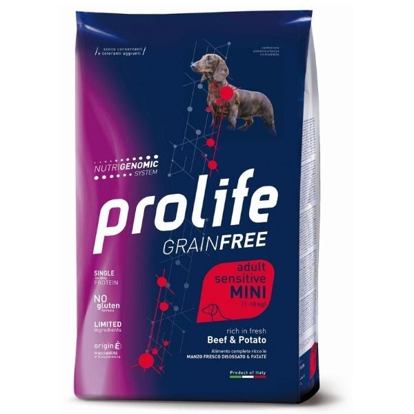Prolife - Grain Free Adult Mini Sensitive Beef & Potato