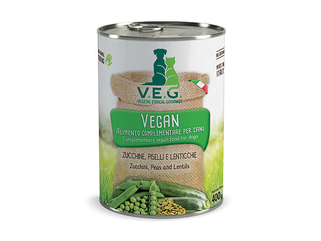 Marpet - Vegan Dog con Zucchine, Piselli e Lenticchie