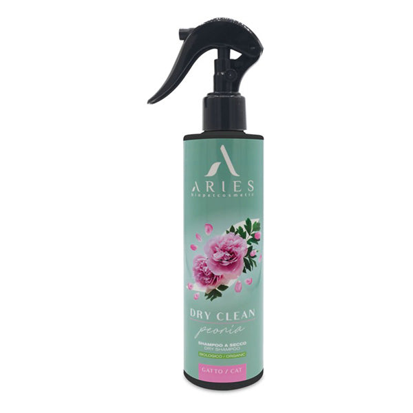 Aries - Dry Clean Shampoo A Secco Spray Alla Peonia Per Cane E Gatto
